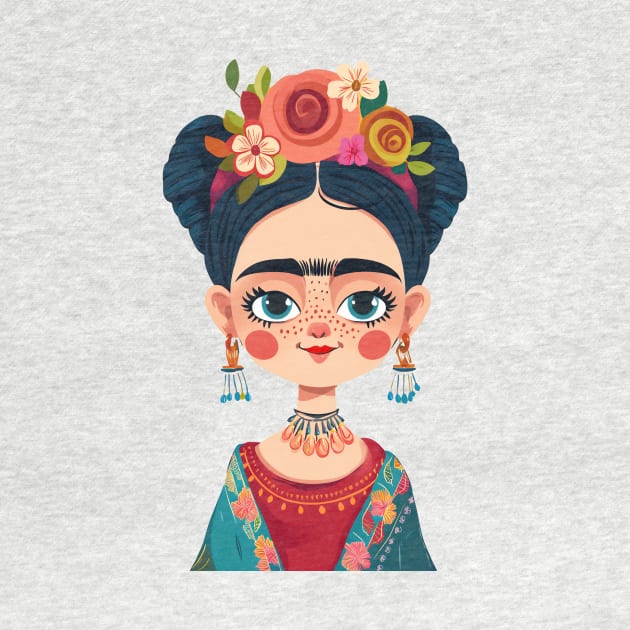 Frida Cartoon by JunkyDotCom